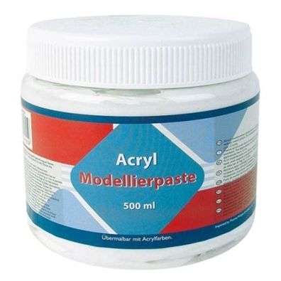 Acryl Modellierpaste 500ml Spachtel Bildner Künstler Maler Masse Hilfsmittel