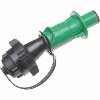 Kettenöleinfüllstutzen schwarz/grün, lose