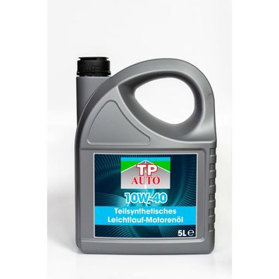 5 Liter TP Auto Motoröl 10W-40 teilsynthetisches Leichtlauf-Motorenöl