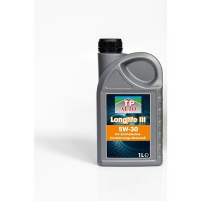1 Liter TP Auto Motorenöl Longlife III 5W-30 HC-Synthetisches Hochleistungs-Motorenöl