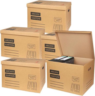 Karton Archivschachteln Aktenkarton Transportboxen Archivkarton Archivbox A4