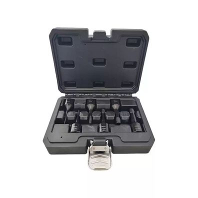 Schraubenausdreher Set 6 teilig 3/8 Zoll Spiral Stecknüsse für beschädigte Schrauben