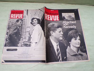 Revue Extra Ausgabe Abschied von Kennedy 26. November 1963 Illustrierte