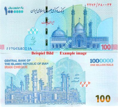 IRAN 1 Million RIALS 2022 P. 166 6735#