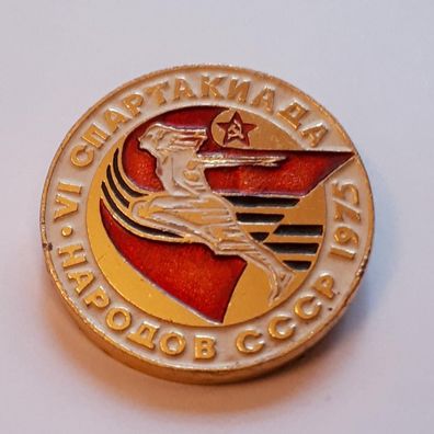 Anstecker VI. Spartakiade der Völker der UDSSR 1975