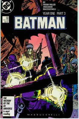 Batman # 406 (Year One, part 3) (Frank Miller, David Mazzucchelli) (USA, 1987)
