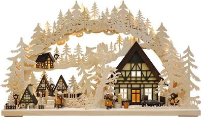 Ratags 3D-Schwibbogen groß, Dörflein