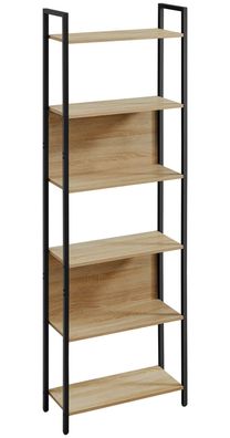 Stilvoller Bücherschrank mit mehreren Fächern - Perfekt für Ordnung & Dekoration
