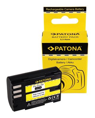 PATONA Akku für Pentax D-Li90 K K01 K-01 K5 K-5 K5 II K-5 II K5 IIs – 7,2 Volt