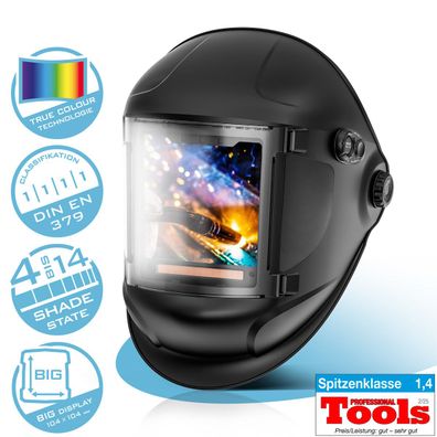 Stahlwerk Schweißhelm TITAN 3-in-1 Automatik-Schweißerhelm Schweißermaske