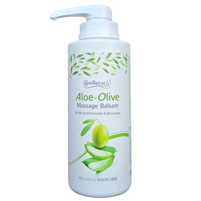 Camillen 60/Aloe-Olive Massage Balsam 500ml/Fußpflege/Fussmassage