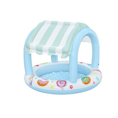 Bestway Aufblasbares Kinderbecken Eiskremstand-Ring 104x84 cm + 2 Jahre Garten 52638