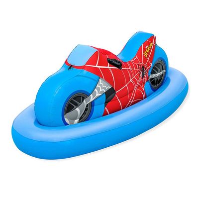 Bestway Aufblasbare Spiderman Motorradfigur 170x84 cm + 3 Jahre Strand und Pool 98794