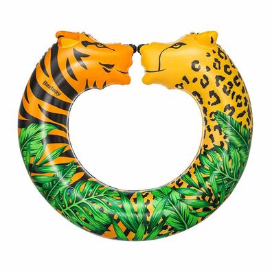 Bestway Aufblasbarer Schwimmring Dschungel 109x89 cm + 12 Jahre Strand und Pool 36360