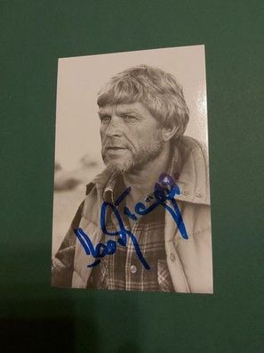 Hardy Krüger , Fernsehen , Autogrammkarte