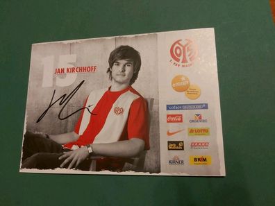 FSV Mainz 05 , J. Kirchhoff , Autogrammkarte, Fussball