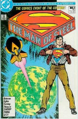Man of Steel # 1 (of 6) (John Byrne, alternate cover) (USA, 1986)