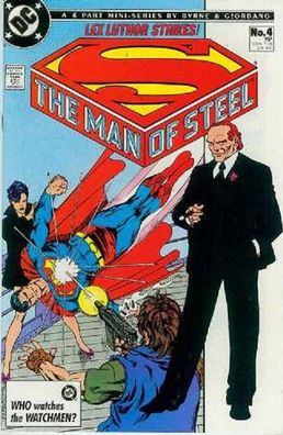 Man of Steel # 4 (of 6) (John Byrne, intro new Lex Luthor) (USA, 1986)