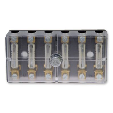 Sicherungsbox | Torpedo Sicherung | 6-fach | inkl. Sicherungen | 6mm²