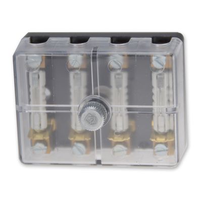 Sicherungsbox | Torpedo Sicherung | 4-fach | inkl. Sicherungen | 6mm²
