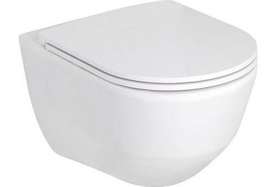 Laufen Combi-Pack Wand-Tiefspül-WC Pro WC-Sitz Pro spülrandlos Softclose weiß WC