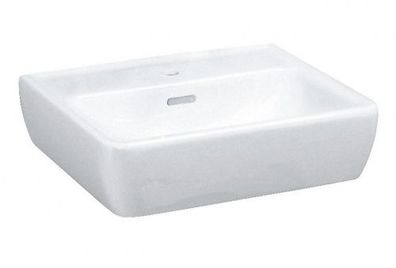 Laufen Handwaschbecken Pro 450x340mm weiß mit Überlauf 1 Hahnloch mittig Sanitär