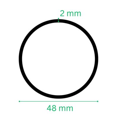 Hama 2m Antennenmast SAT Satellitenschüssel Antenne Spiegel Mast Ø 48mm Satmast