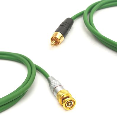 Sommercable "Slimline" / HighEnd Digitalkabel 75 Ohm / RCA zu BNC / SolidCore / OFC