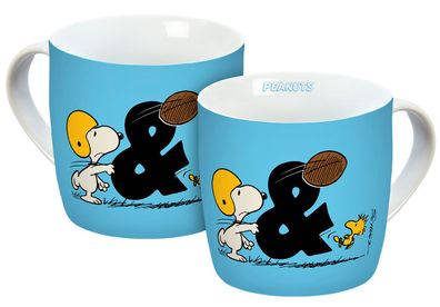 Snoopy Tasse Peanuts Friendship & Wisdom Porzellan Kaffee Tee 300ML