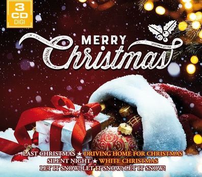 Merry Christmas 3er CD Dean Martin, Santa Rock, Frank Sinatra Englische Songs
