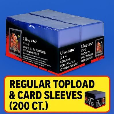 Ultra Pro Regular Topload & Card Sleeves (200 ct.)