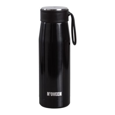 Noveen Thermoflasche Trinkflasche, isolierte Flasche 390 ml für heiße