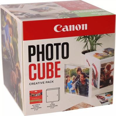 CANON Plus Fotopapier 13x13cm 40Blatt grün weiss glänzend