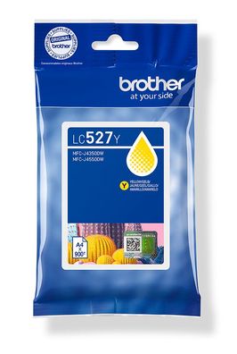 Brother Tintenpatrone LC-527Y Gelb (ca. 900 Seiten)
