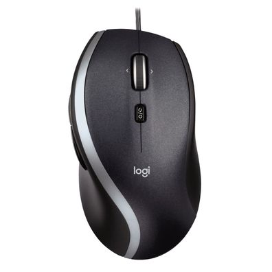Logitech USB Maus M500 Schwarz/Silber