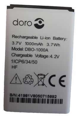 Doro Ersatzakku Passend für Doro 1370 / 6040 / 6060 ECO