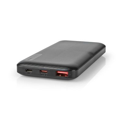 NEDIS Powerbank 10000mAh, schwarz