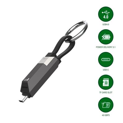4smarts USB4 Kabel Enterprise Storage 240W 6cm