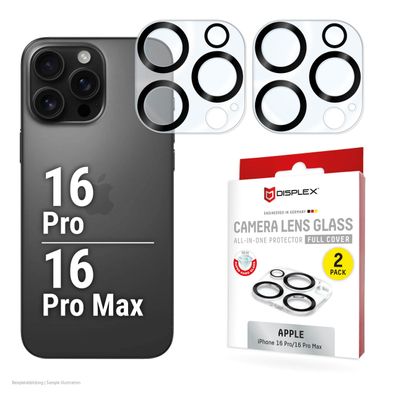 Displex CamGlass All-In-1 iP 16 Pro/16 Pro Max