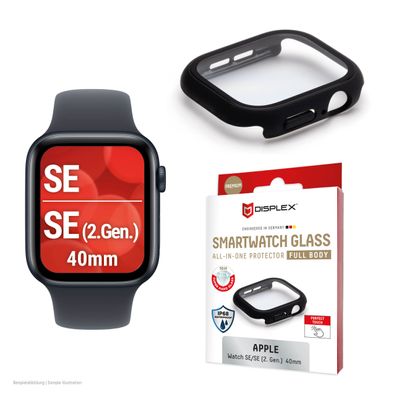 Displex Full Body Apple Watch SE 2, 40mm, black