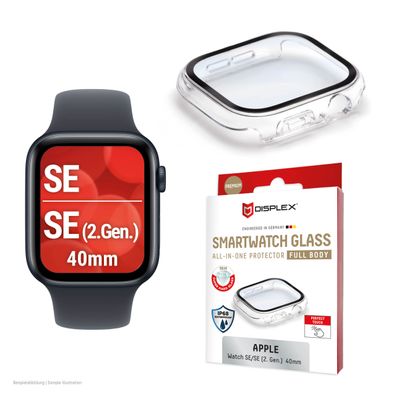 Displex Full Body Apple Watch SE 2, 40mm, clear