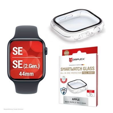 Displex Full Body Apple Watch SE 2, 44mm, clear