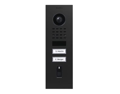 DoorBird IP Video Türst. D1102FV Fingerpr. Polar Raven Unterpu