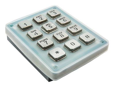 DoorBird Keypad Modul mit 12 Tasten Edelstahl V4A