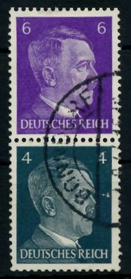 D-REICH Zusammendruck Nr S292 gestempelt SENKR PAAR X79508A