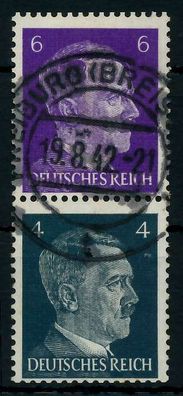 D-REICH Zusammendruck Nr S292 zentrisch gestempelt SENKR PAA X795092