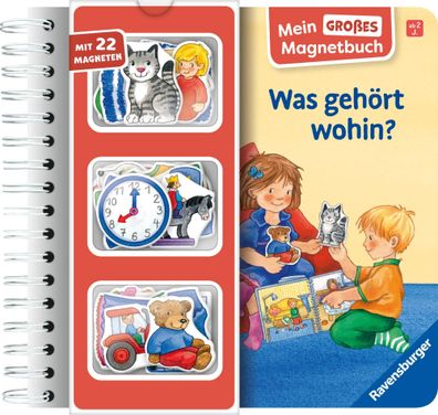 Mein großes Magnetbuch - Was gehört wohin? | Mit 22 Magneten | Irmgard Eberhard