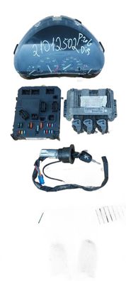 Peugeot 206 1,4 HDI 50kW 68PS Motorsteuergerät ECU Set 9664620780 0281012528