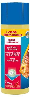 Sera Nitrit Minus 250ml zur Senkung von Nitrit No2 im Aquarium