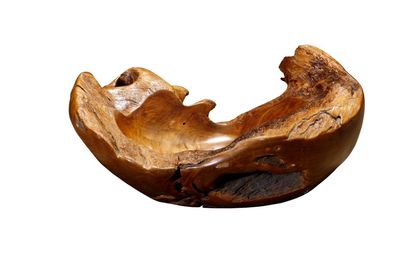 Bowl Teak Schale 40 cm Durchmesser Natur